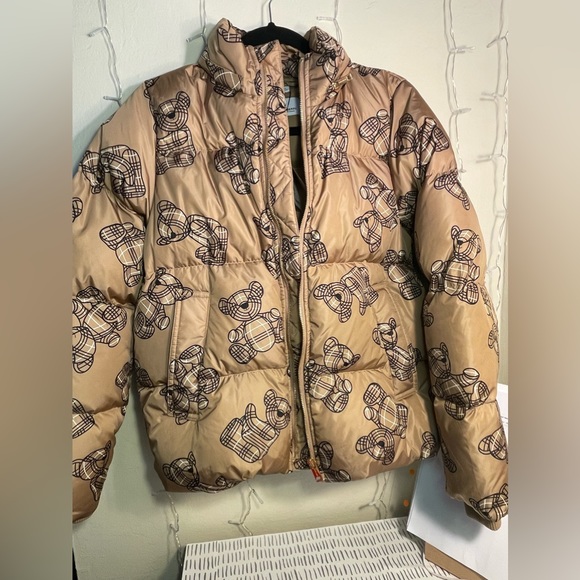 BURBERRY Thomas Bear Puffer Jacket Size 14y - Picture 12 of 14